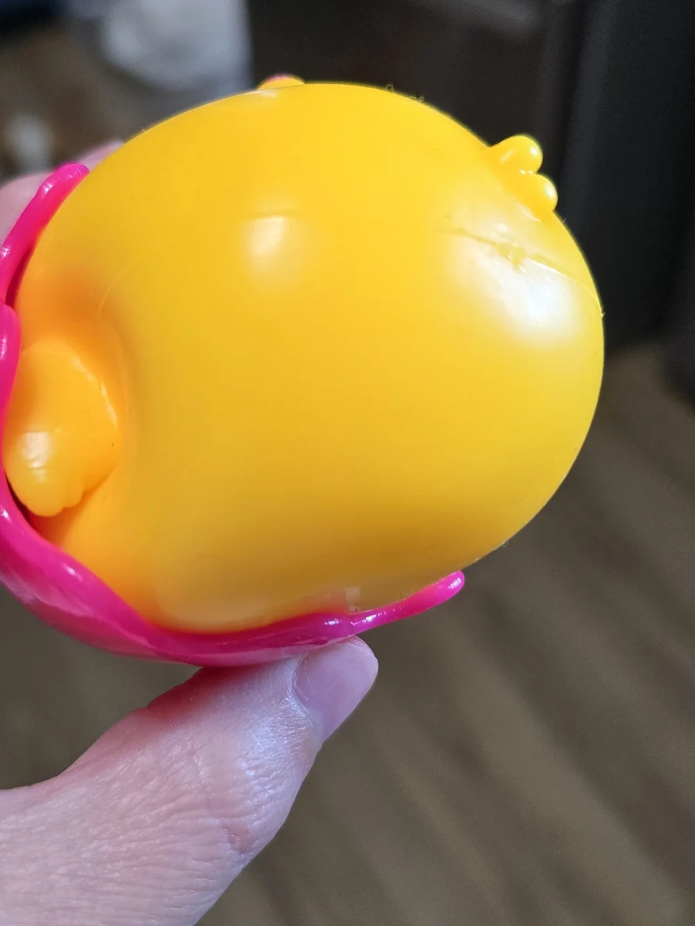 Chicka DeeDoos Squeeze Toy - Yellow & Pink